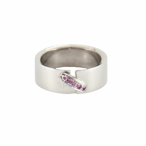 CHAUMET Liens rosa saphir ring