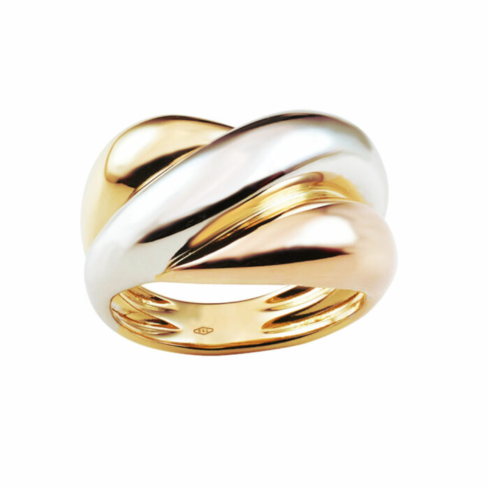 Drei Gold Bangle Ring